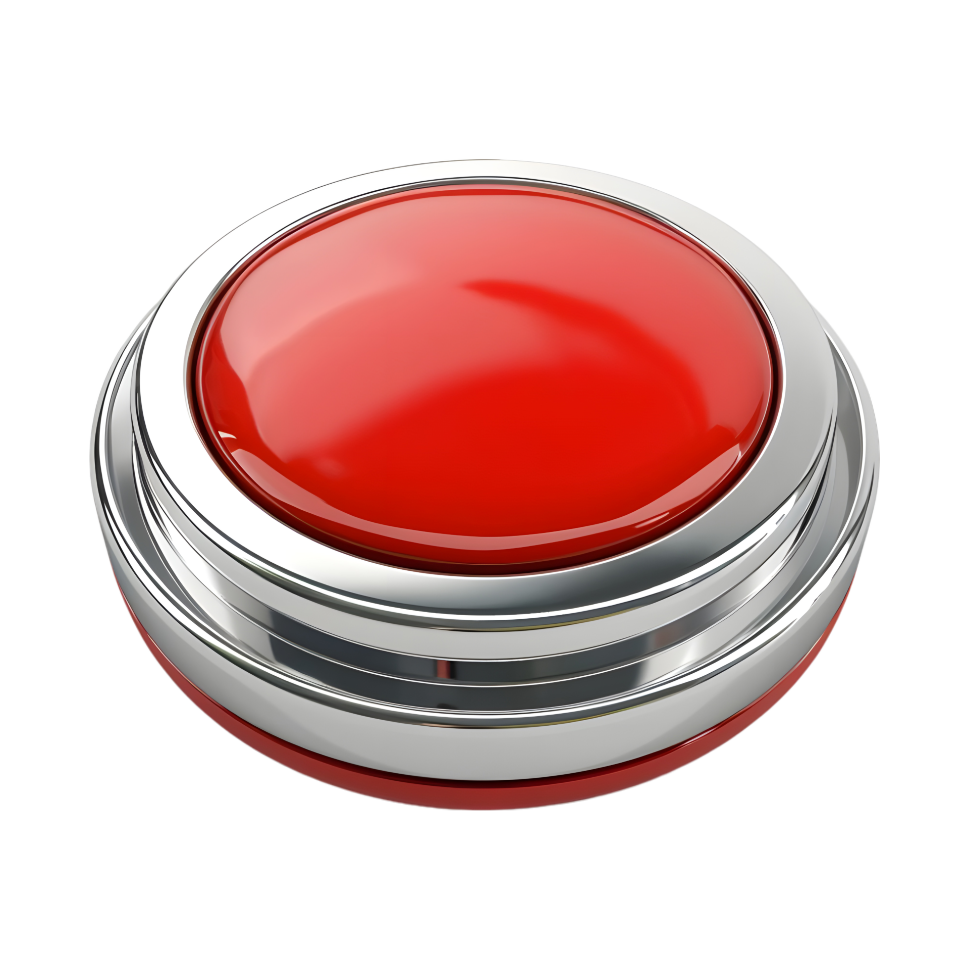 Red Button on Transparent Background 45654302 PNG