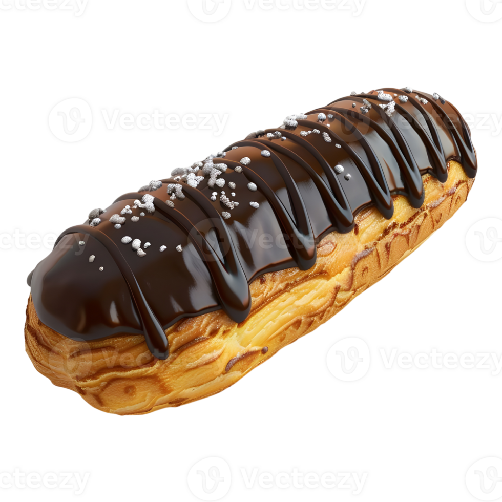 lange Brot mit Schokolade auf es auf transparent Hintergrund 45654444 PNG