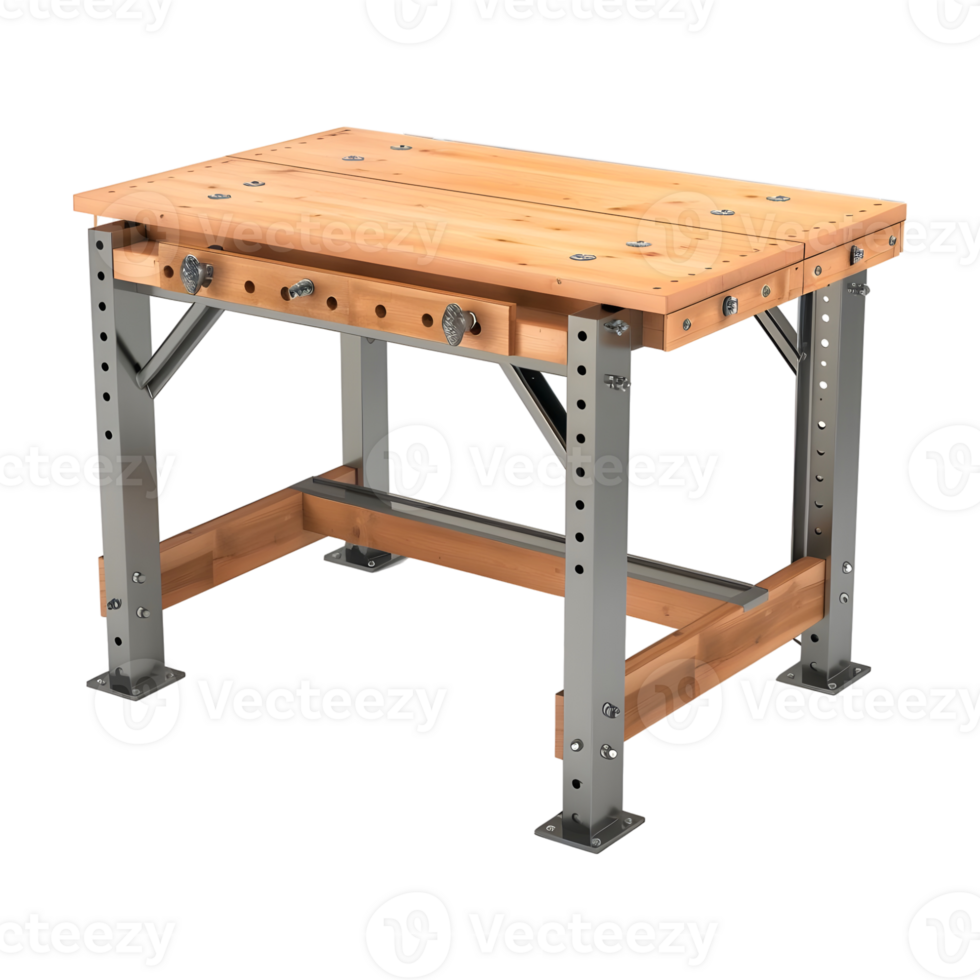 Carpenter Table for Working on Transparent Background png