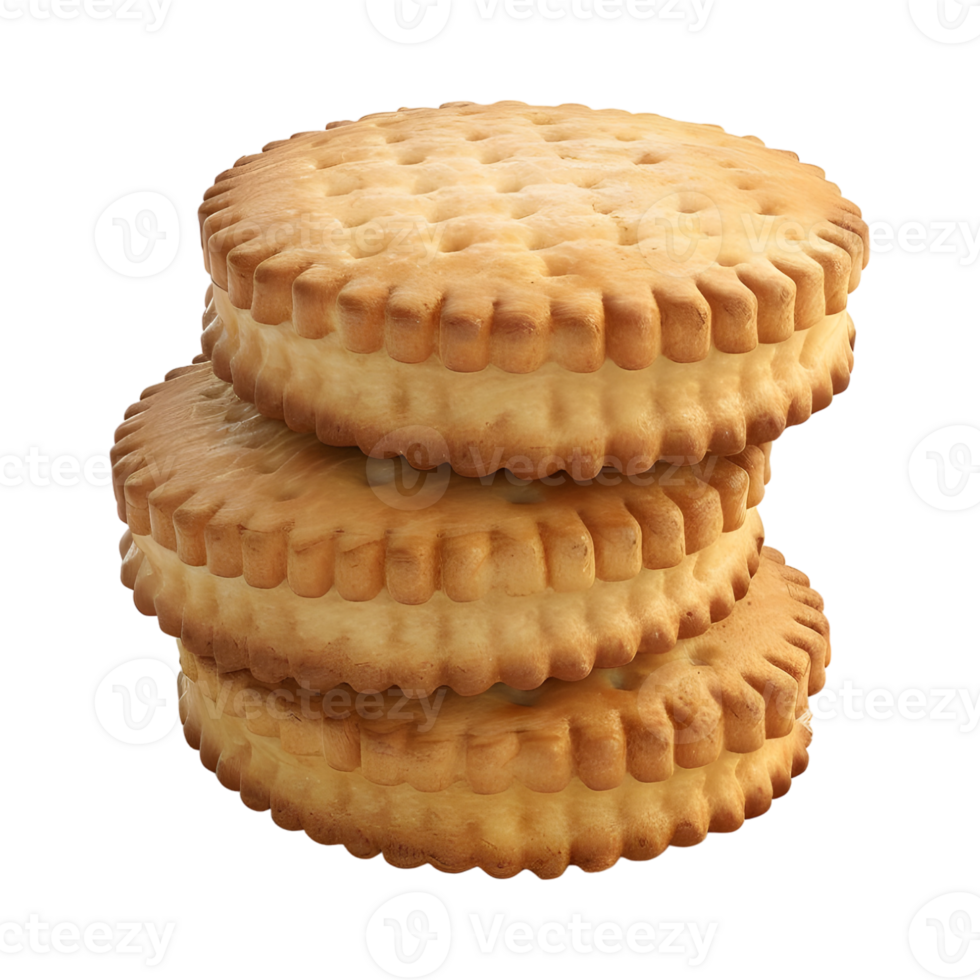 Tasty Cookies on Transparent Background png