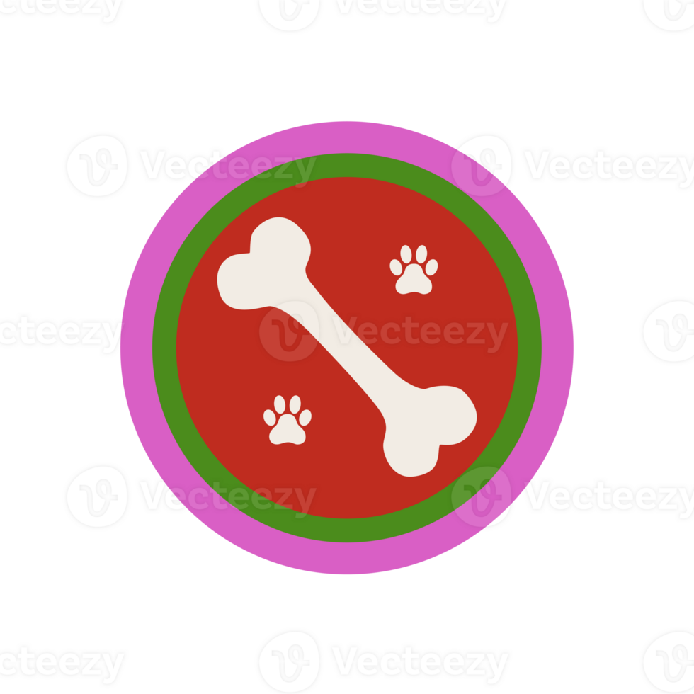 dog bone and paw design png