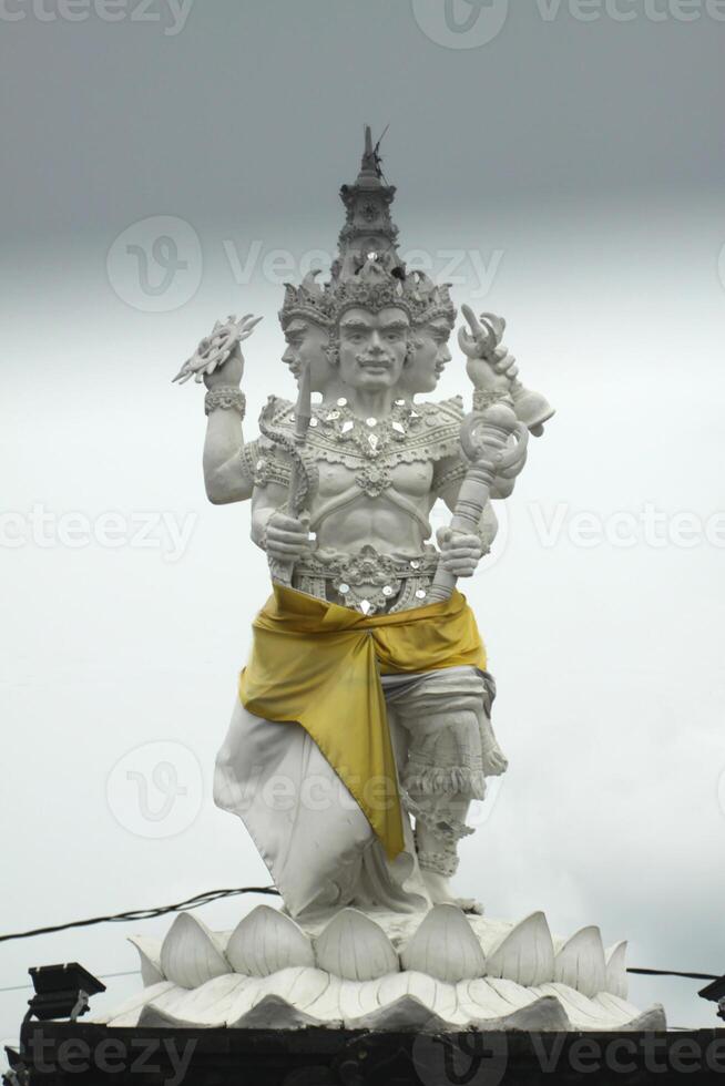 ornaments at balinese hindi temple photo