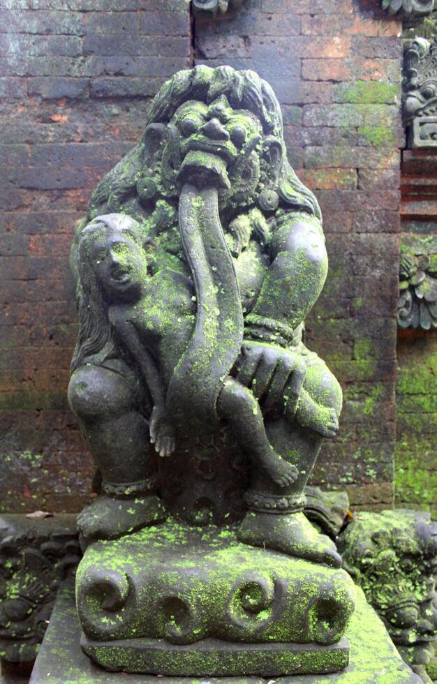 monkey temple in ubud, bali photo