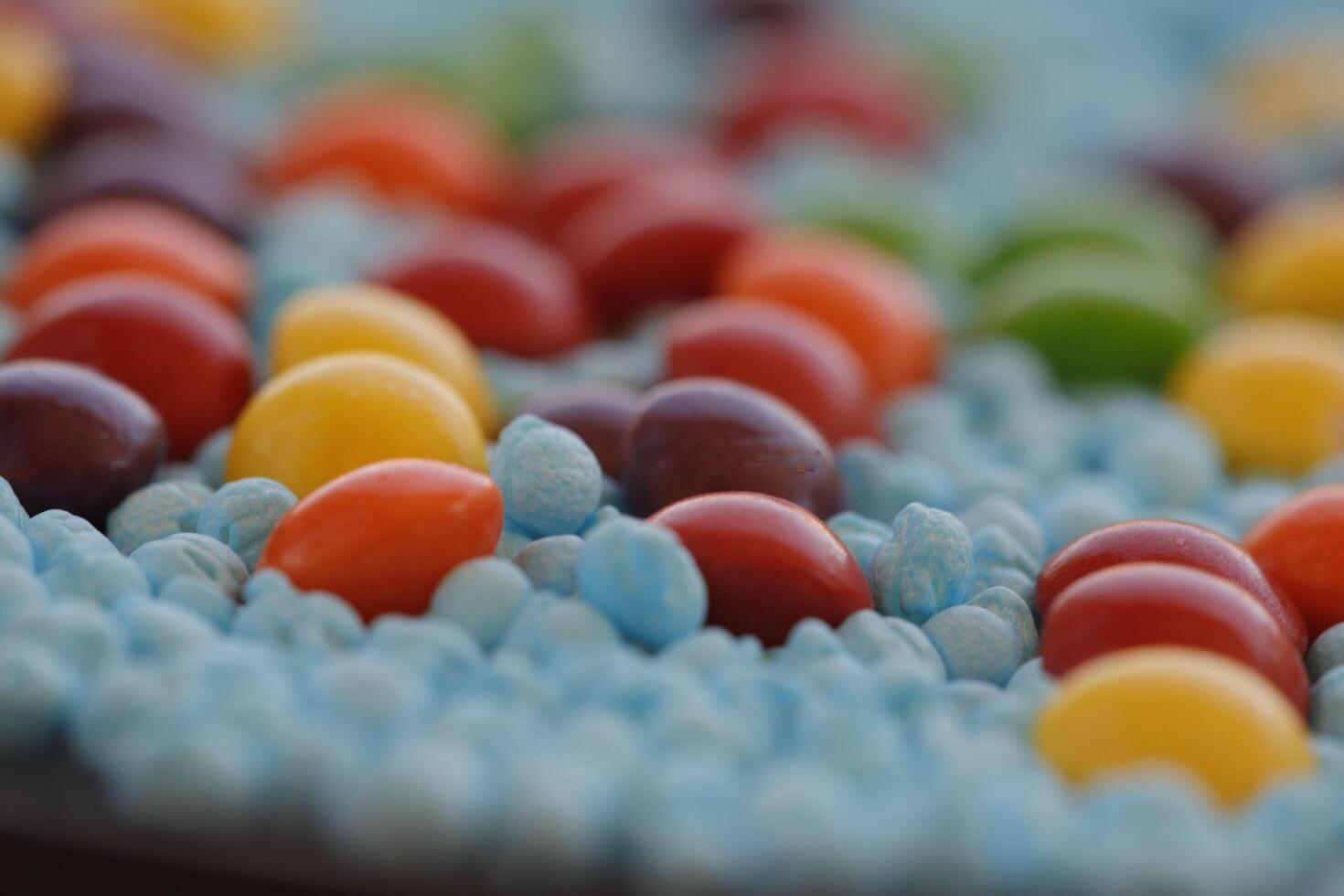 fun with colorful candy photo