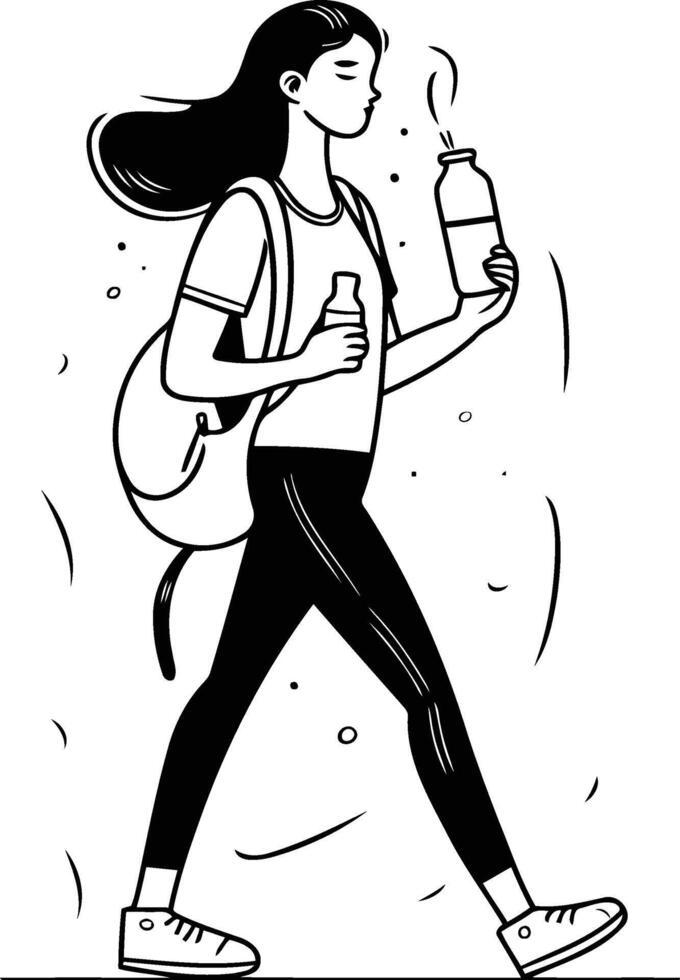 jogging. exercise. running. sportswear. sporty. workout. runner. sneakers. athlete. athletic. fitness. sneaker. sport. activity. active. health. healthy. fit. girl. training. vector