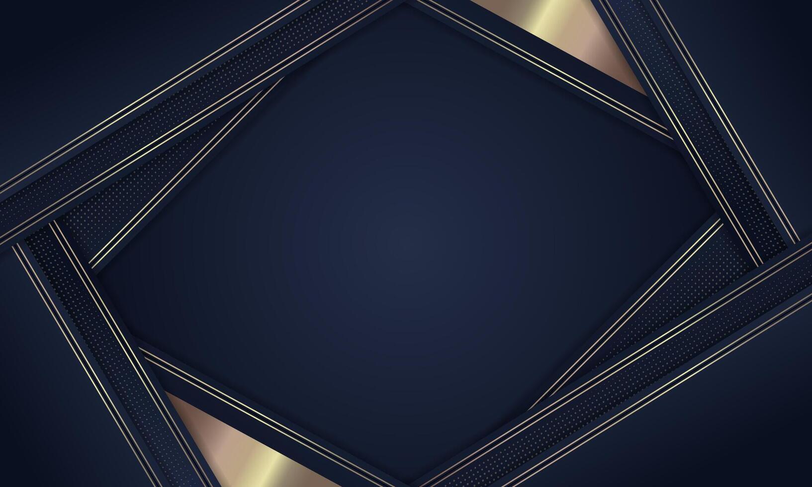 Abstract stripes golden lines diagonal overlap on dark background. Luxury stryle. - . vector