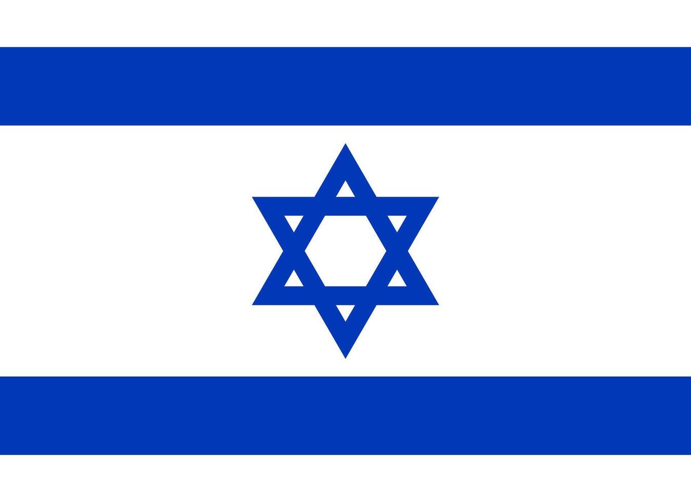 Flag of Israel vector