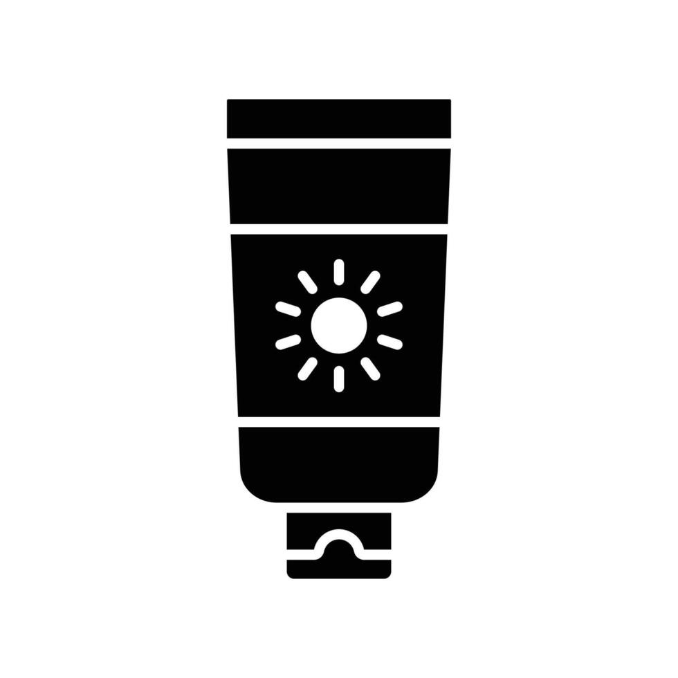 sunscreen icon design template simple and clean vector