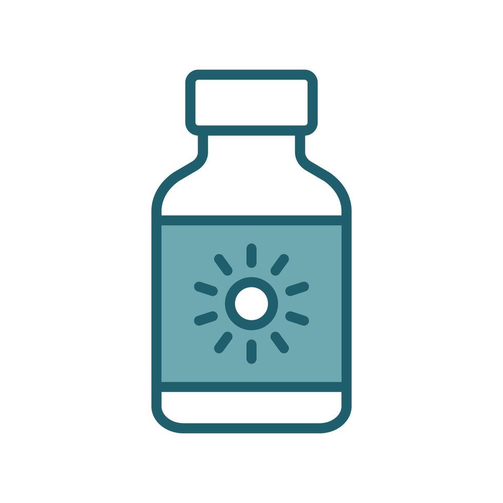 sunscreen icon design template simple and clean vector