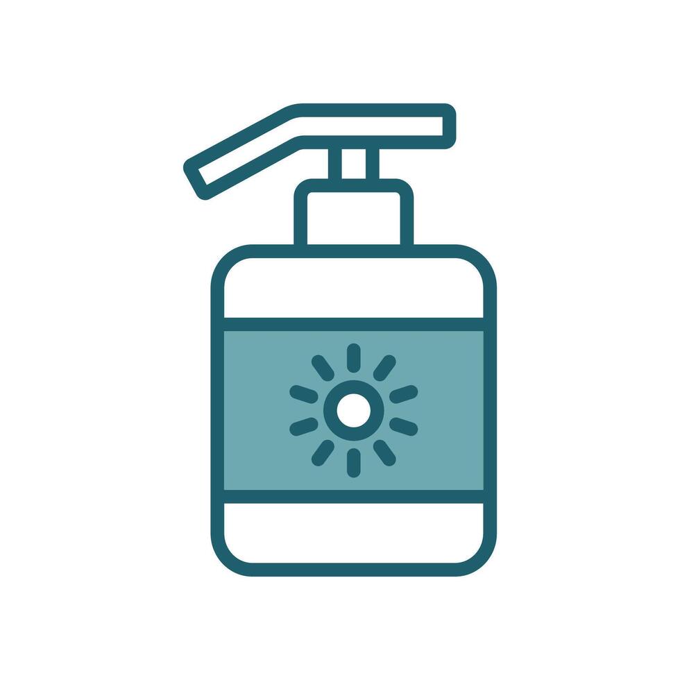sunscreen icon design template simple and clean vector