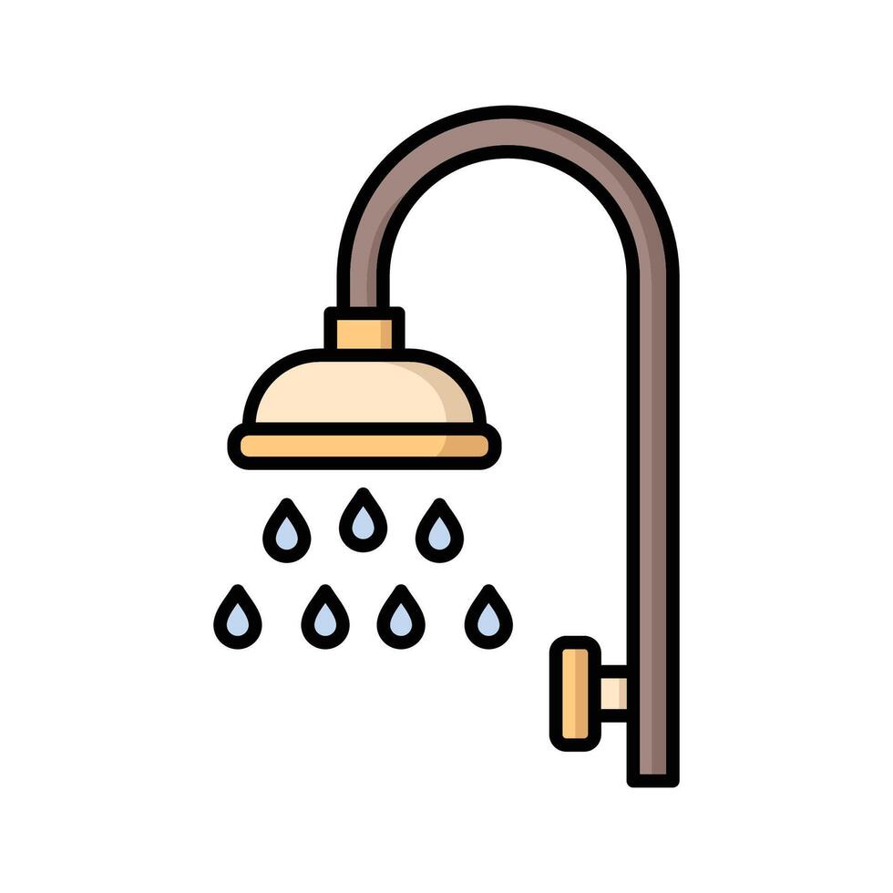 shower icon design template simple and clean vector