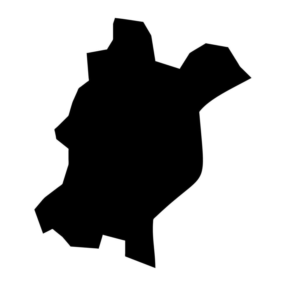 Ngchesar State map, administrative division of Palau. illustration. vector