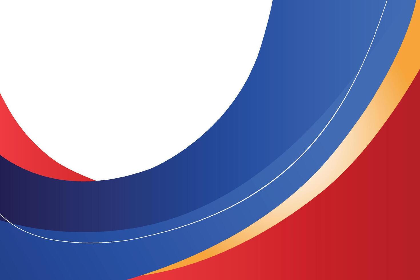 red blue orange background vector
