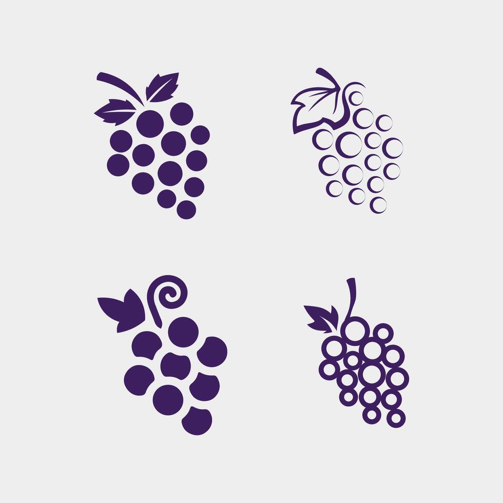 Fruits icon and Fruit logo design fresh fruits tropical nature food illustration vector