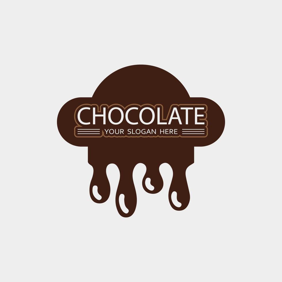 Chocolate and Cocoa logo icon design illustration vector