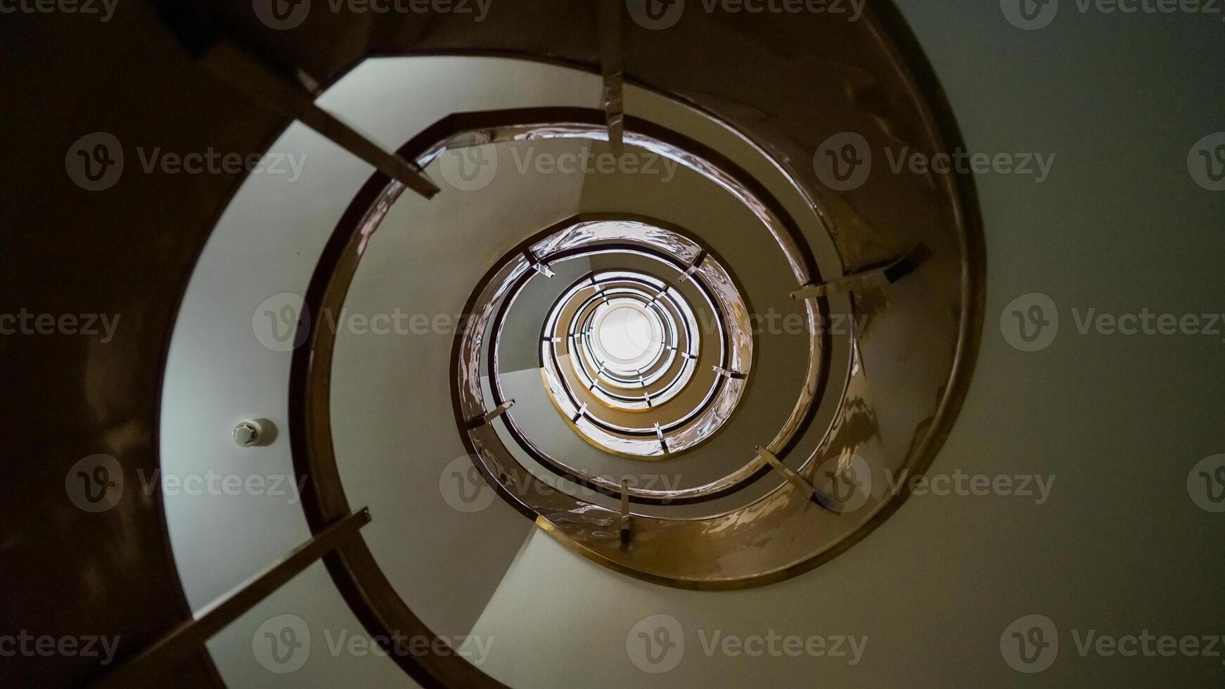 Spiraling to the Sky An Architectural Journey Up a Modern Helical Staircase photo