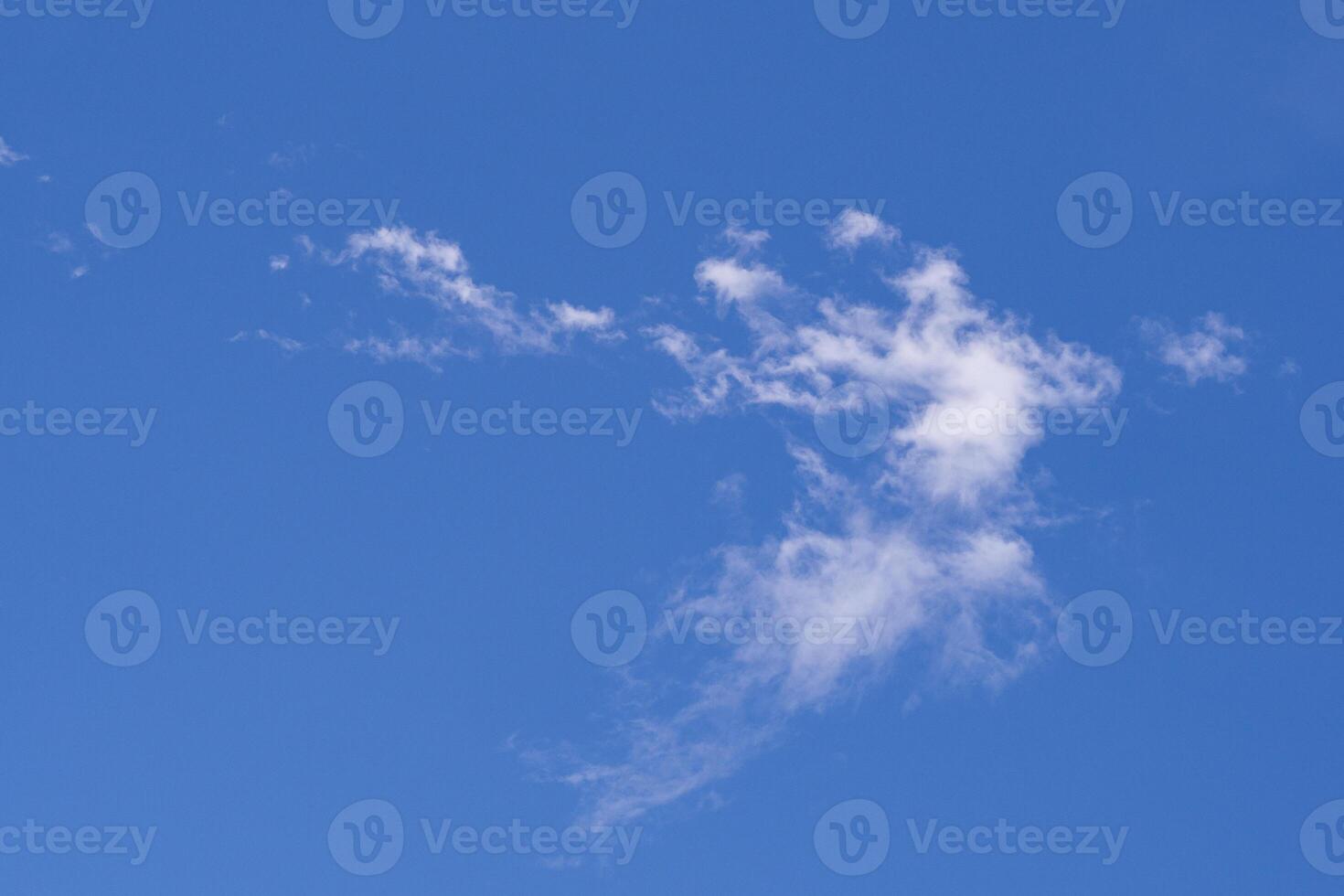 Low angle view of clouds in the sky. Space for text photo