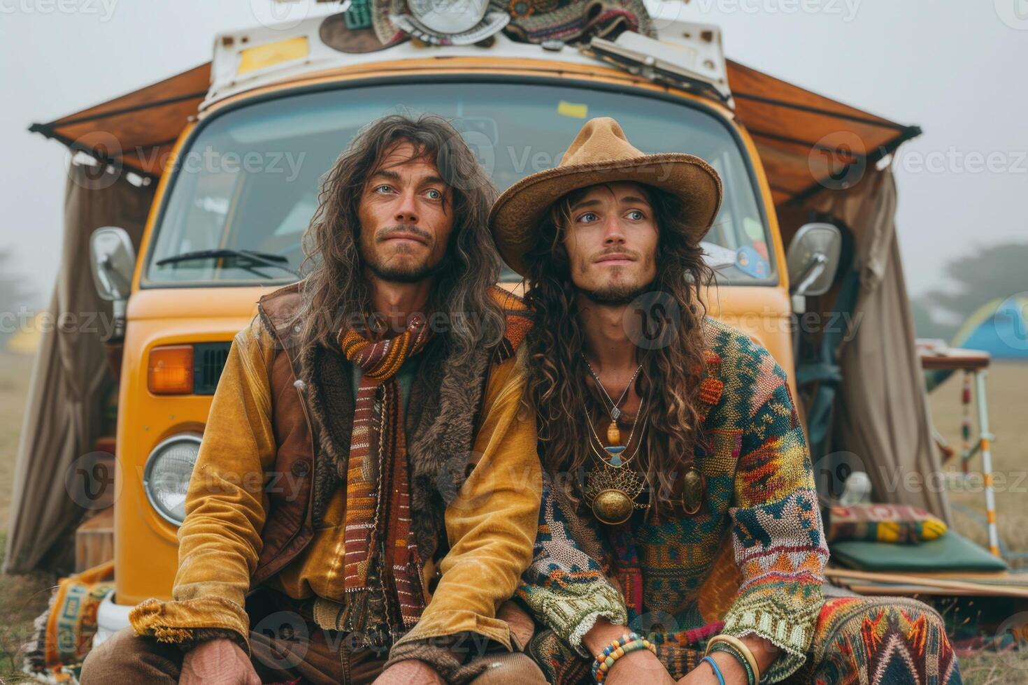 Van-dwelling vanlife, embracing freedom of life on road, exploring world from comfort of a cozy van, experiencing adventure, nature, and community while living a minimalist and sustainable lifestyle photo
