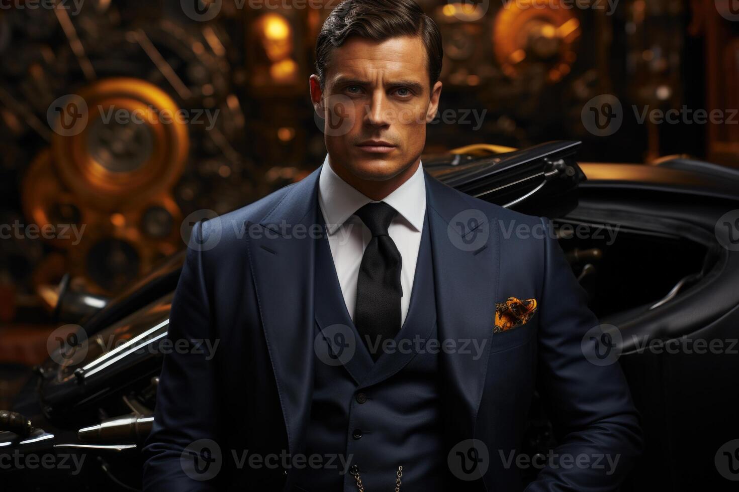 Timeless elegance and modern flair. a curated guide to gentlemen's style, blending sophistication individuality in fashion , encapsulating essence of sartorial refinement contemporary photo