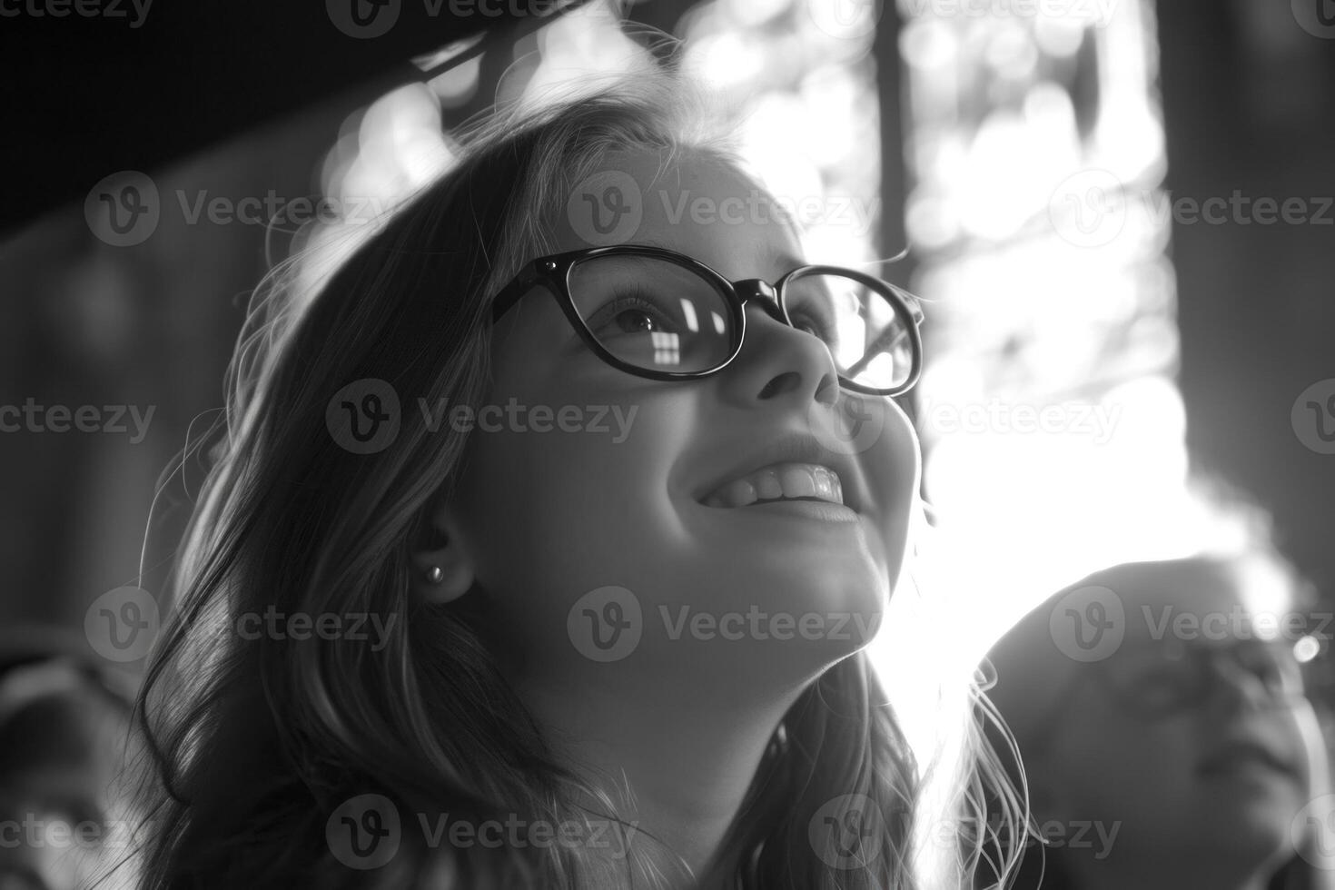 Sacred milestone - capturing the essence of first communion in a tender and symbolic portrayal, where young believers embrace the solemnity and spirituality of this significant rite photo