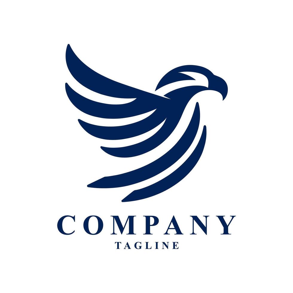 Eagle logo design vector