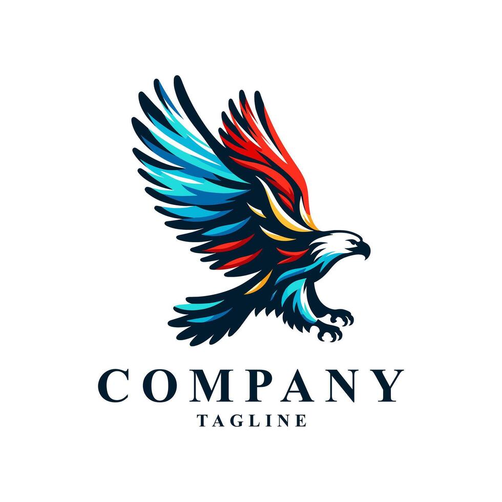 Eagle logo design vector