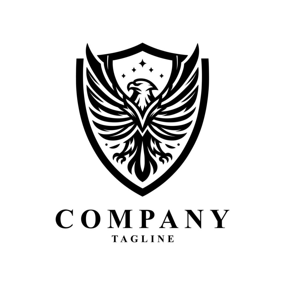 Eagle logo design vector