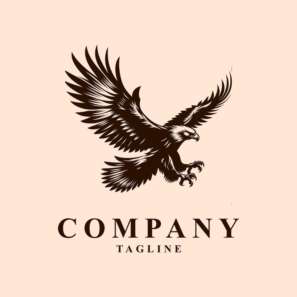 Eagle logo design vector