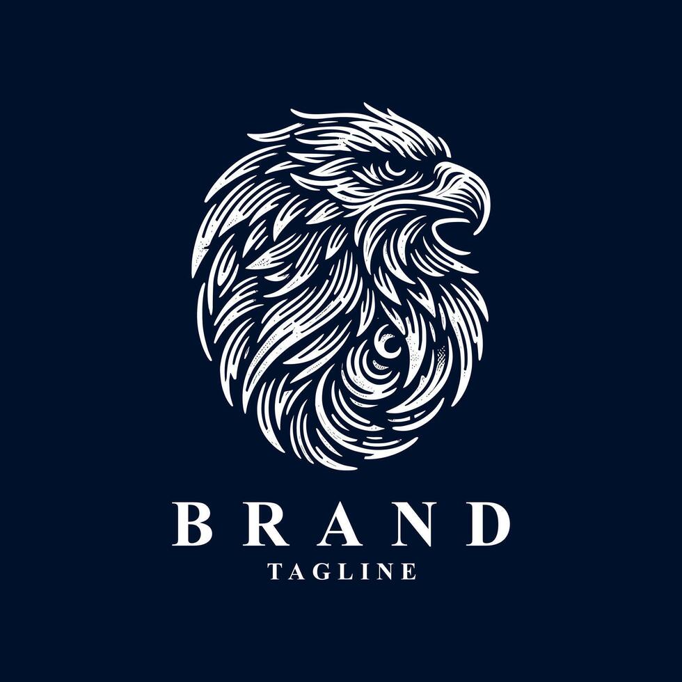 Eagle logo design vector