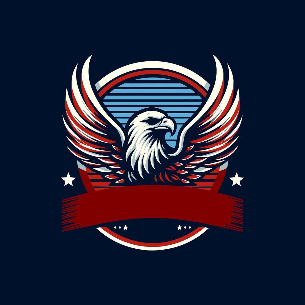 Eagle logo design vector