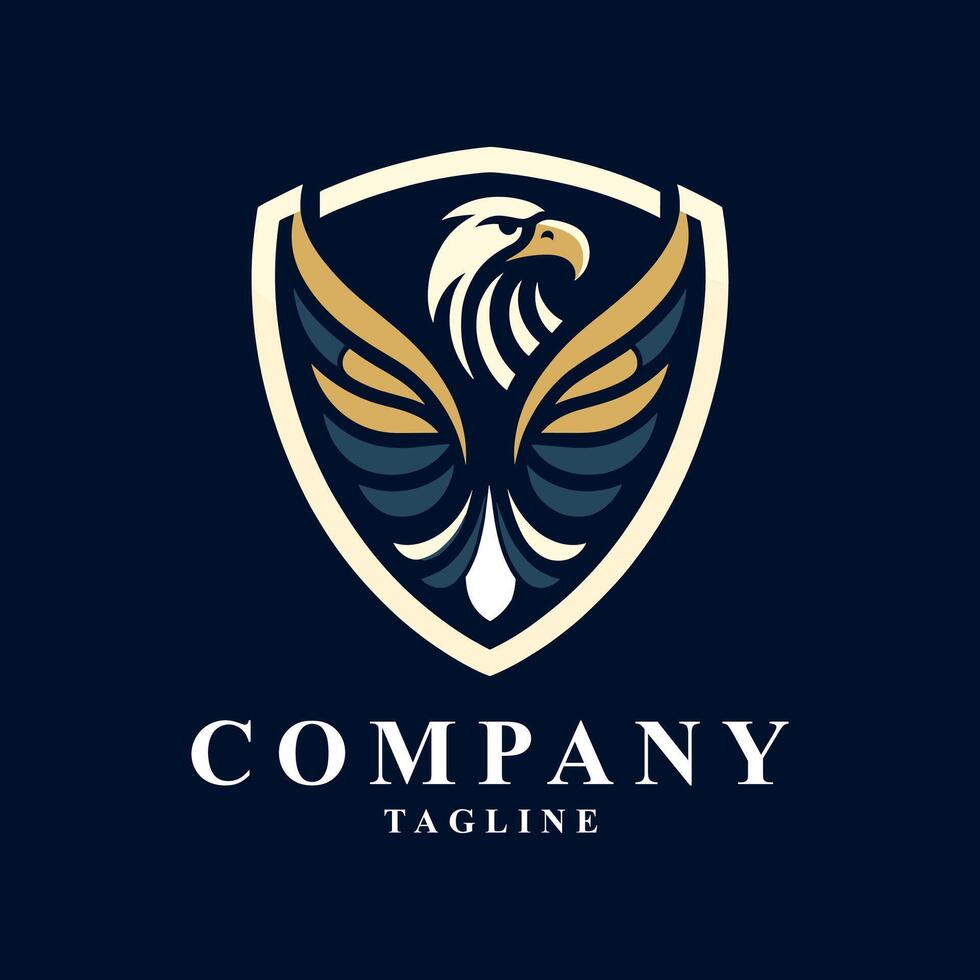 Eagle logo design vector