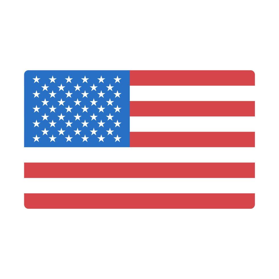 United States Flag Icon. vector