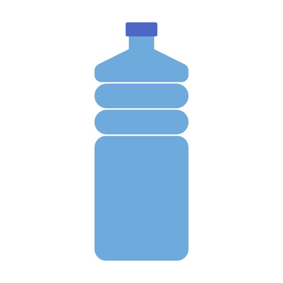 Water plastic bottle icon. vector