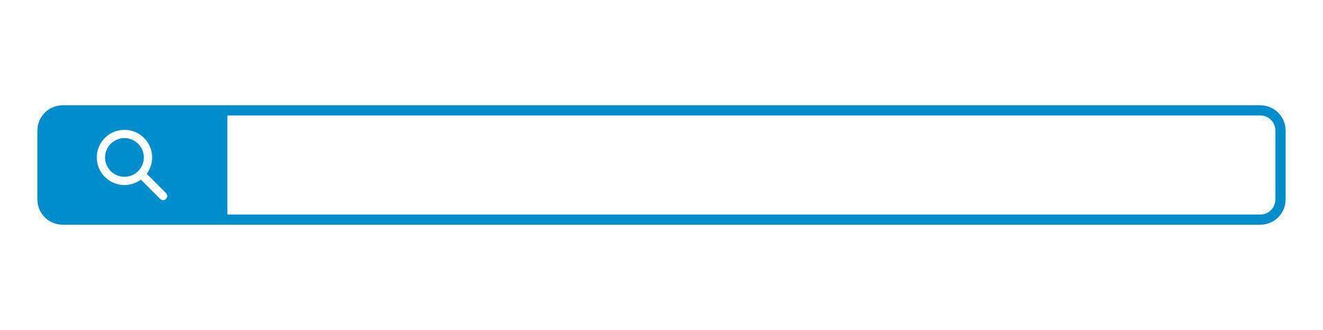 Internet search bar and blank space. vector