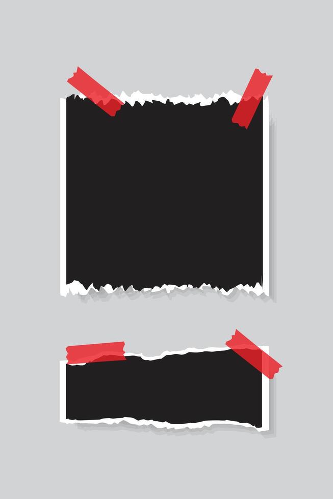 Collection Photo booth picture frames vector