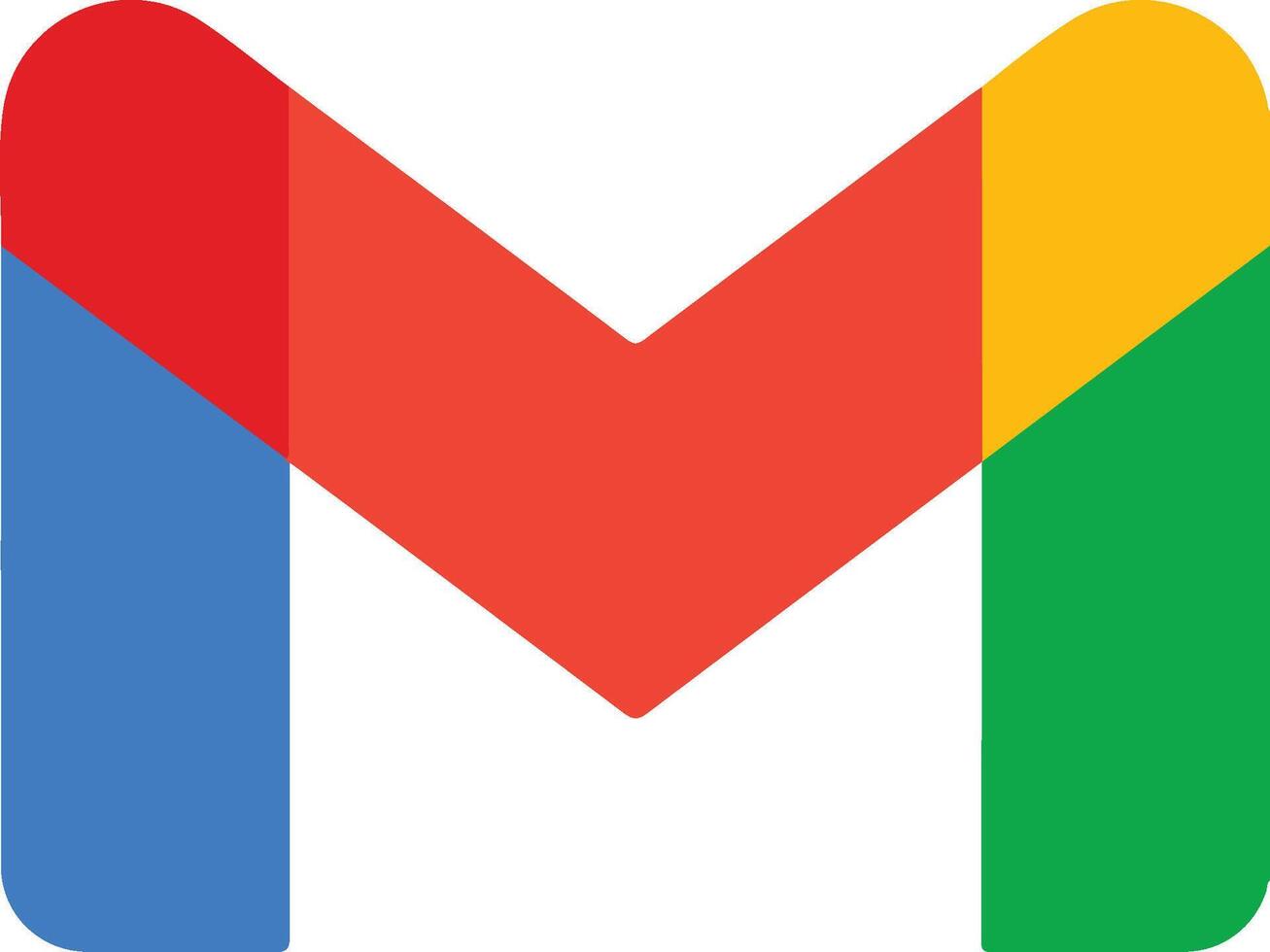 Gmail Logotype Flat Illustration vector
