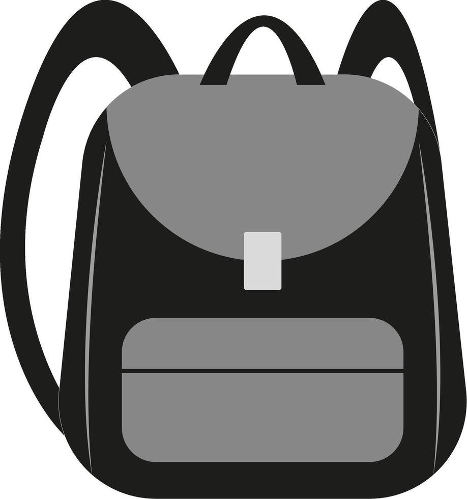 black bag icon vector