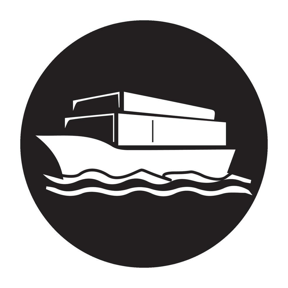tanker cargo ship vector