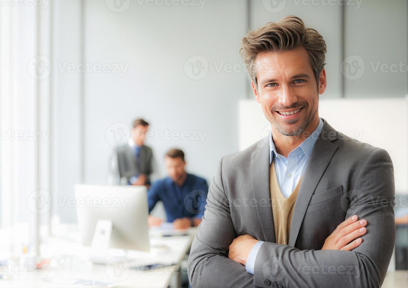 Confident Business Leader at the Office photo