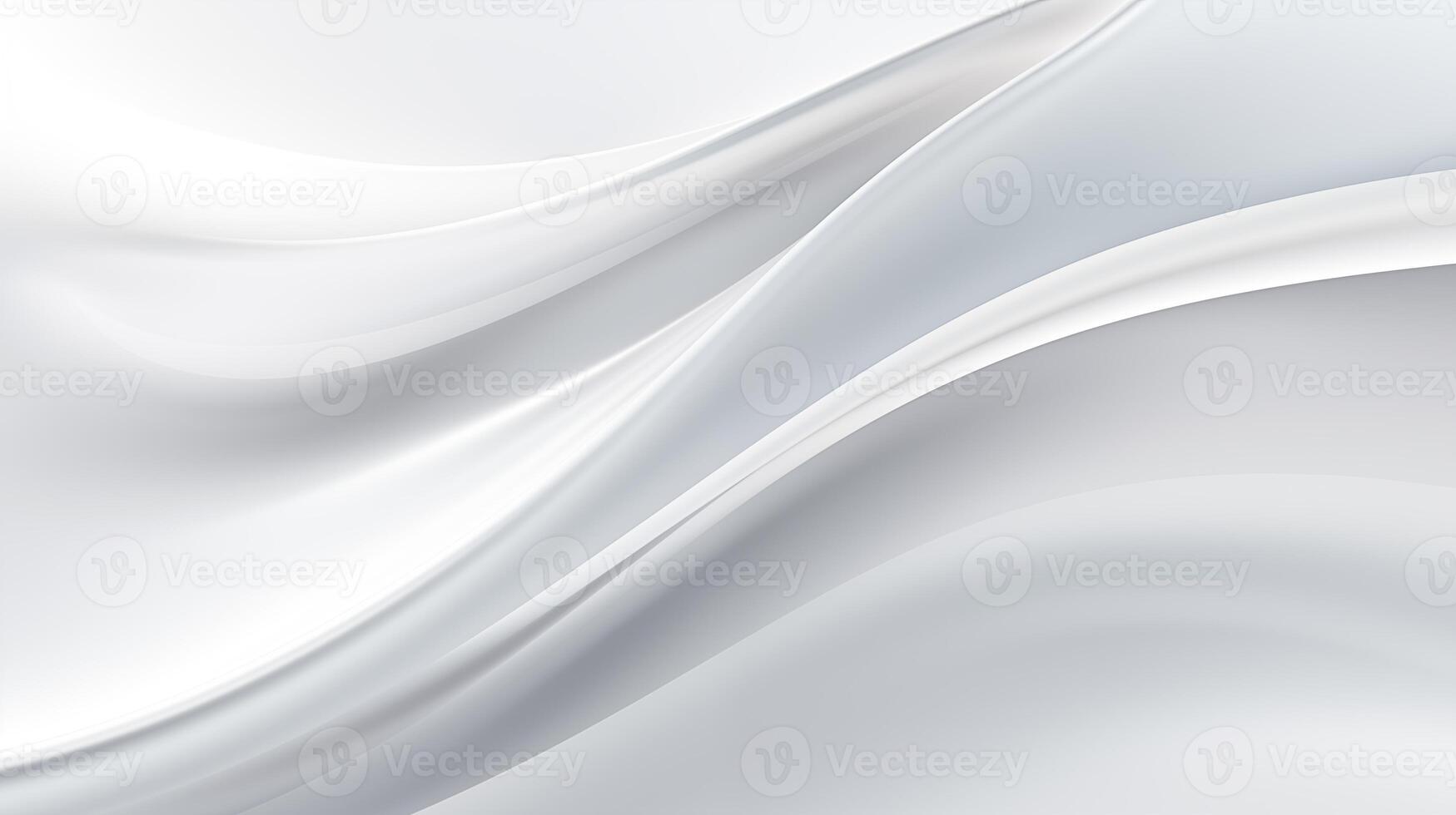 Abstract soft shiny white gray wavy line background graphic design. Elegant white gray modern architecture art. Blurred backdrop effect back photo