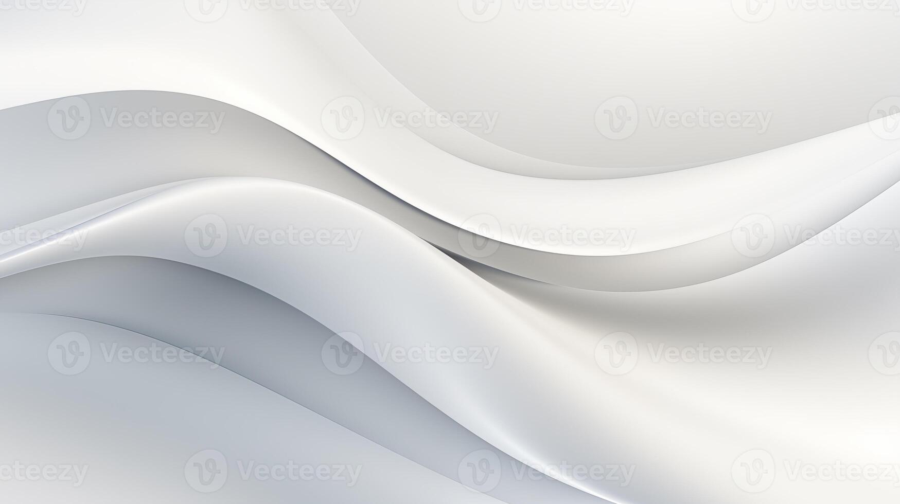 Abstract soft shiny white gray wavy line background graphic design. Elegant white gray modern architecture art. Blurred backdrop effect back photo