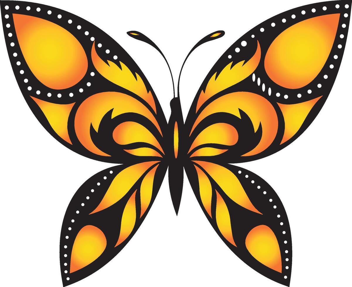 Butterfly icon logo vector