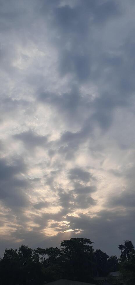 sky view mid day evening and night photo