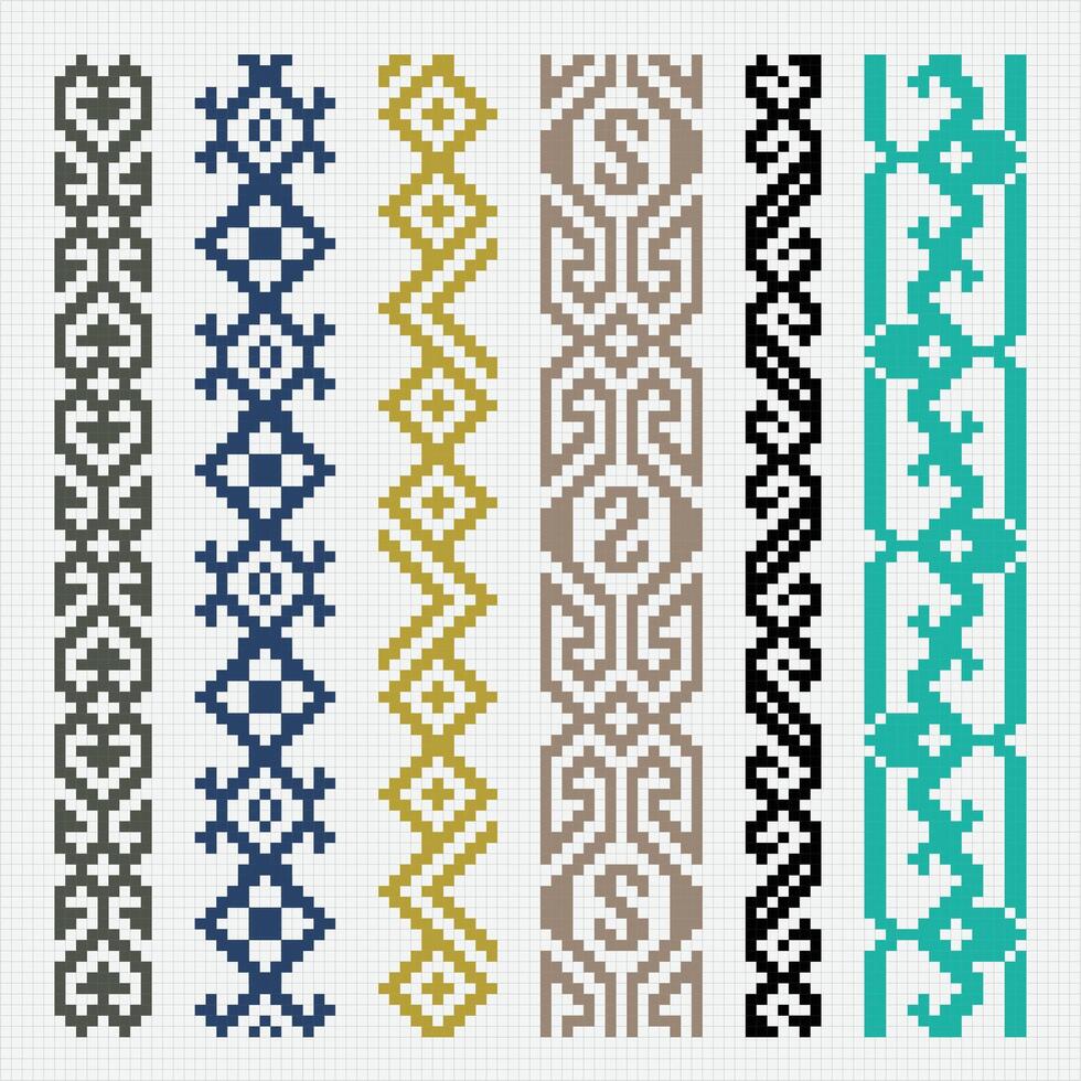 Embroidery Frame Pattern vector