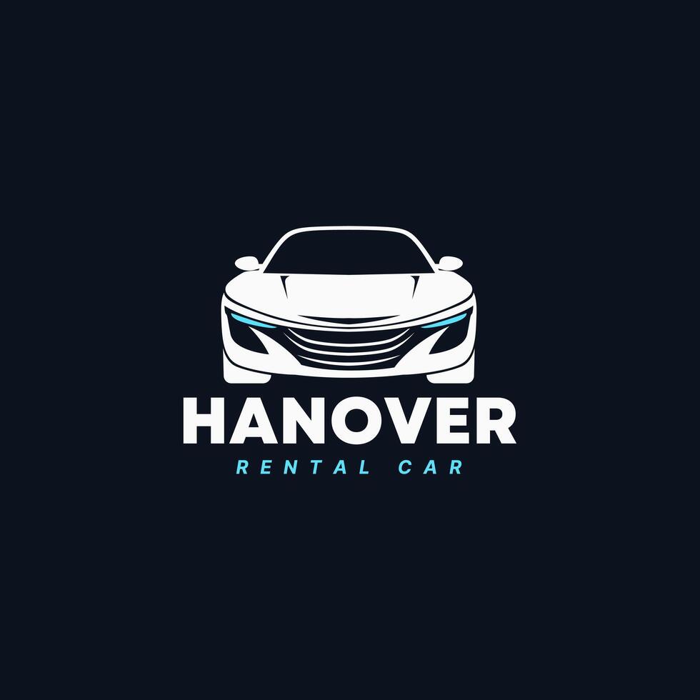 hanover rental car logo vector
