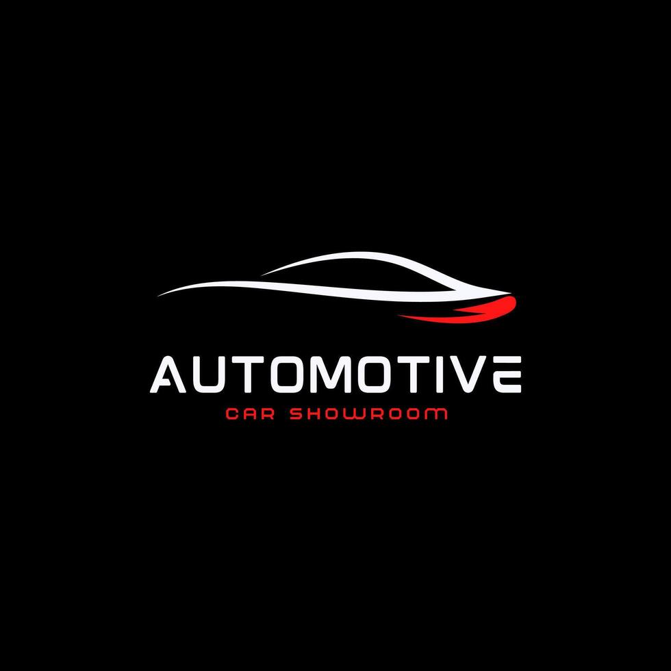 automotive logo design vector