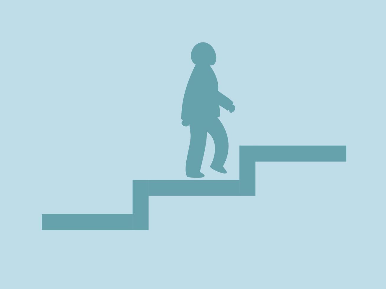 self development illustration flat design vector