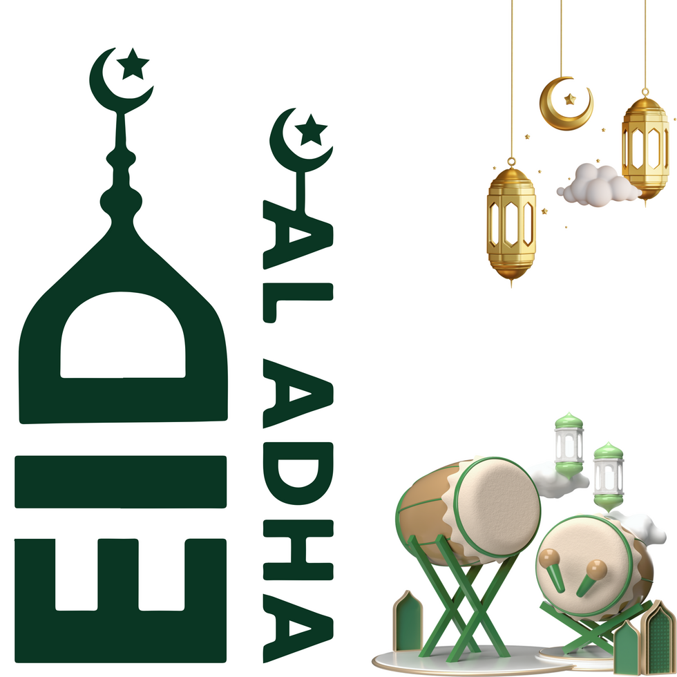 Eid Al Adha Mubarak psd