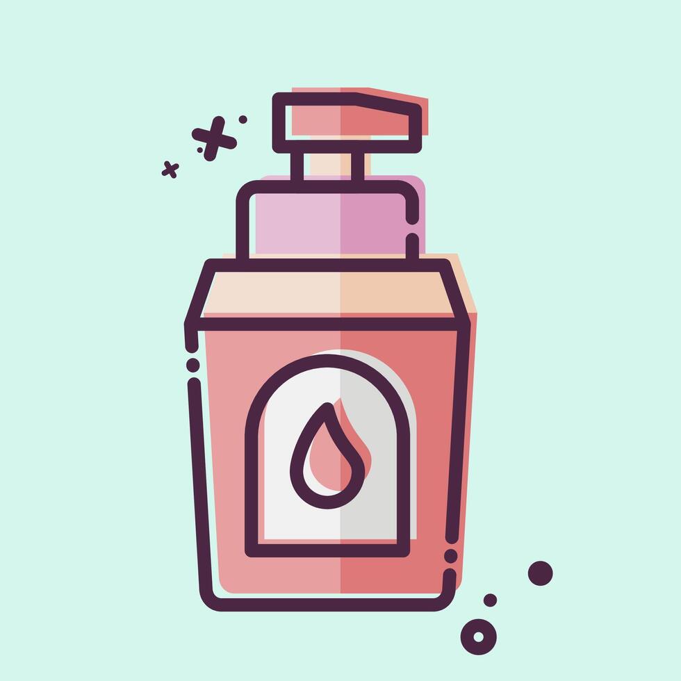 Icon Cream Waterprof. related to Diving symbol. MBE style. simple design illustration vector
