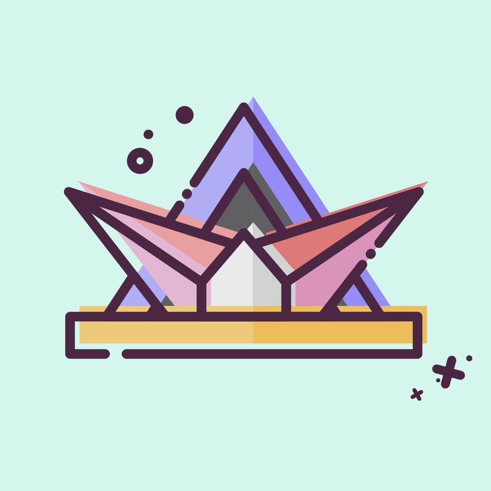 Icon Memorial. related to South Africa symbol. MBE style. simple design illustration vector